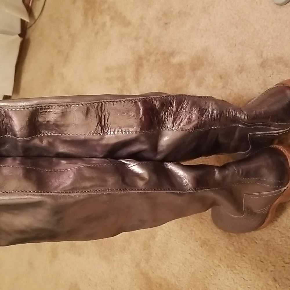 Free People Over the knee Leather boots